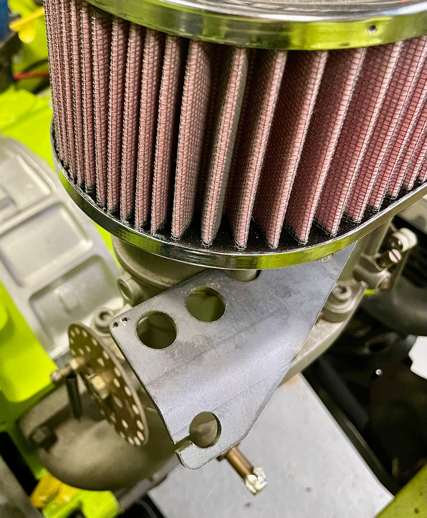 Weber style 48 IDA throttle bracket